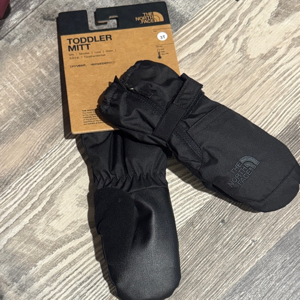 The North Face Black Toddler Mitts